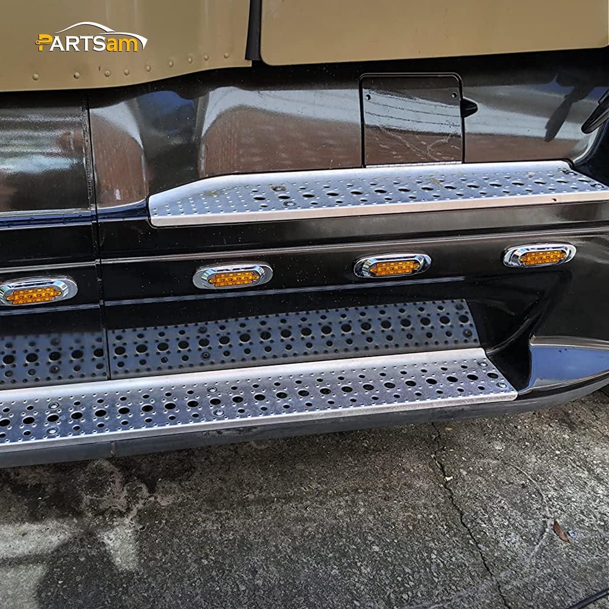 6.5 Inch Amber LED Side Marker Lights 14Pcs Q814