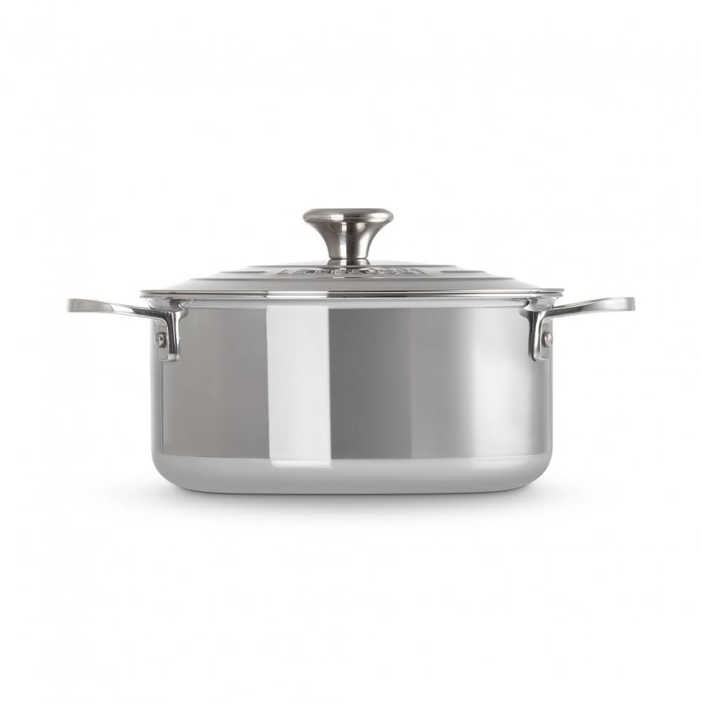 5.5 qt Stainless Steel Shallow Casserole with Lid B28069