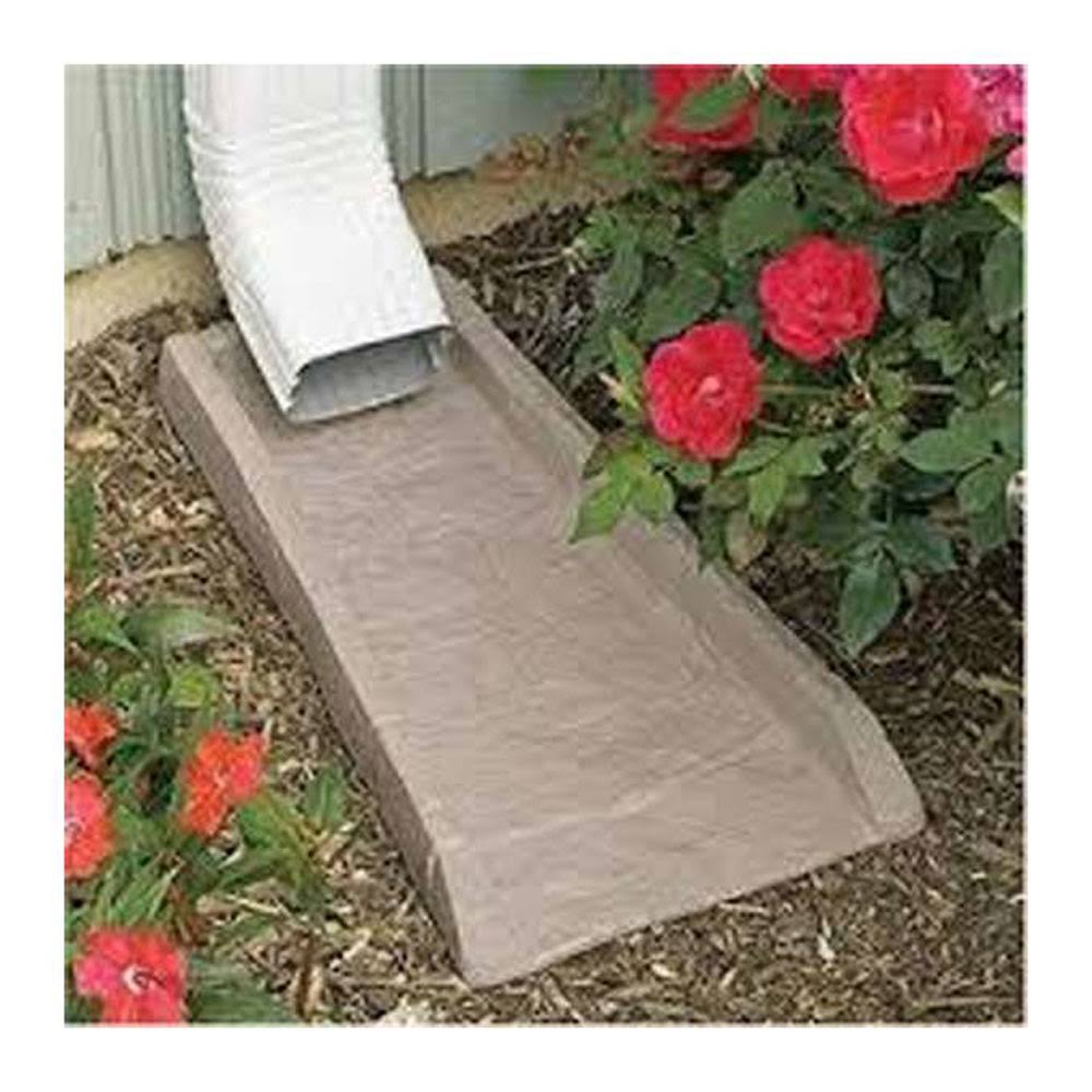 Light Taupe Downspout Splash Block (6 Pack) F274020