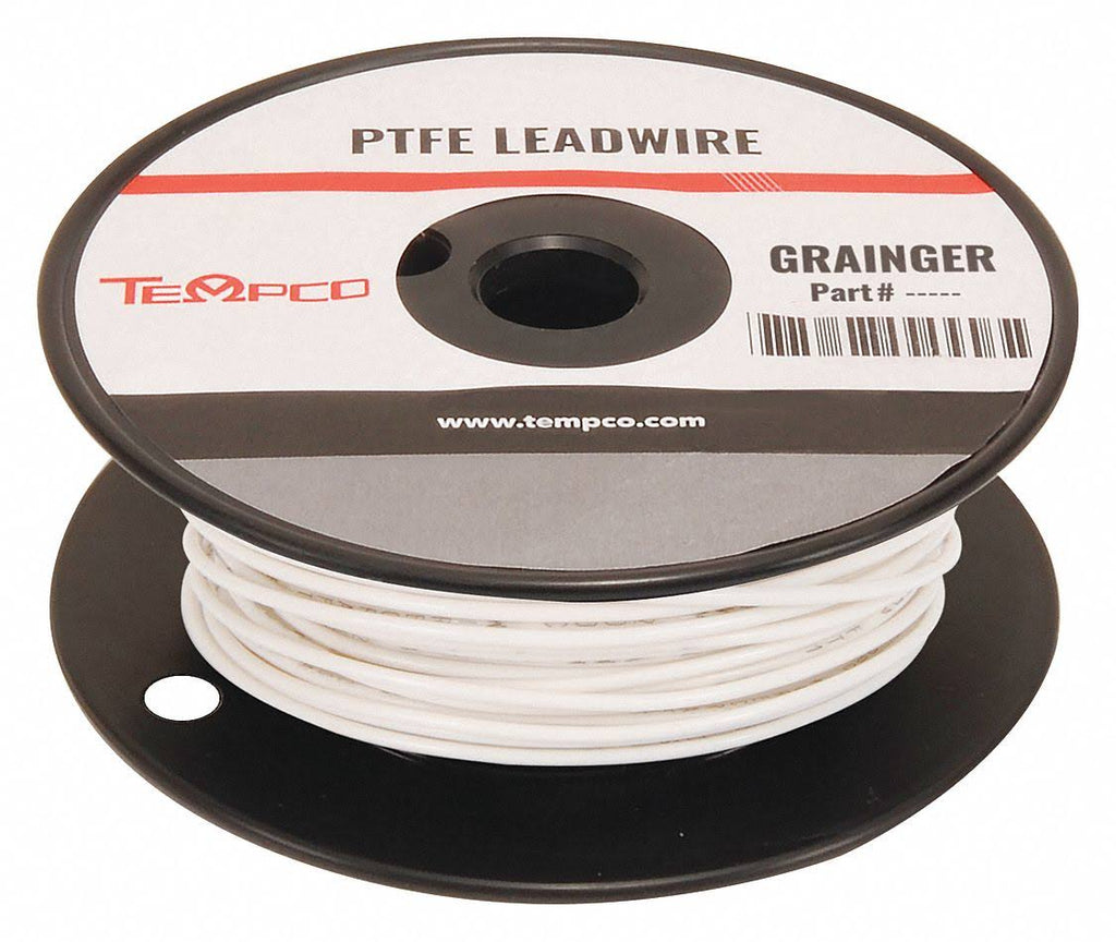 High Temp Lead Wire, 14 Ga, White C285