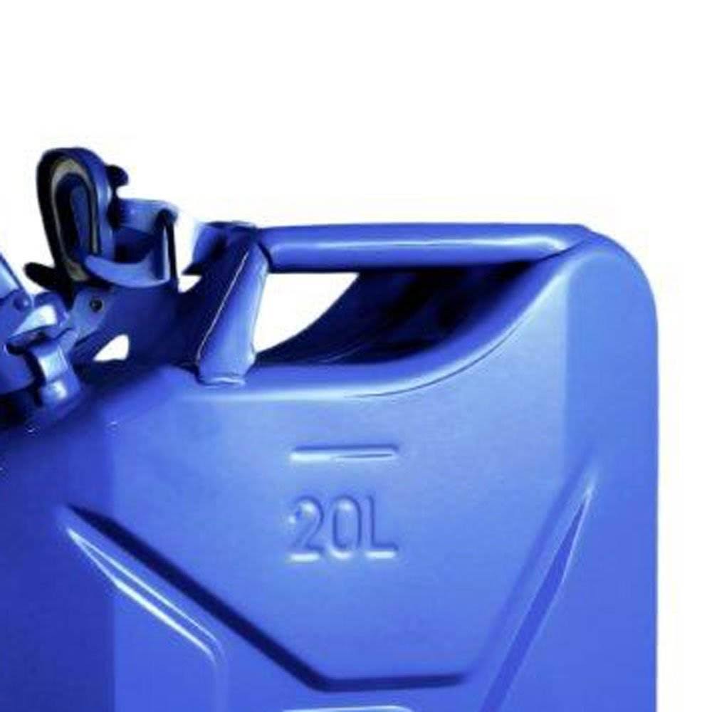 2 Pack 5.3 Gal 20L Blue Fuel Jerry Cans with Spout I624952