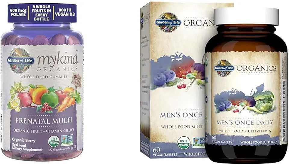 Organic Prenatal Gummies Multivitamin 60 Tablets A298735