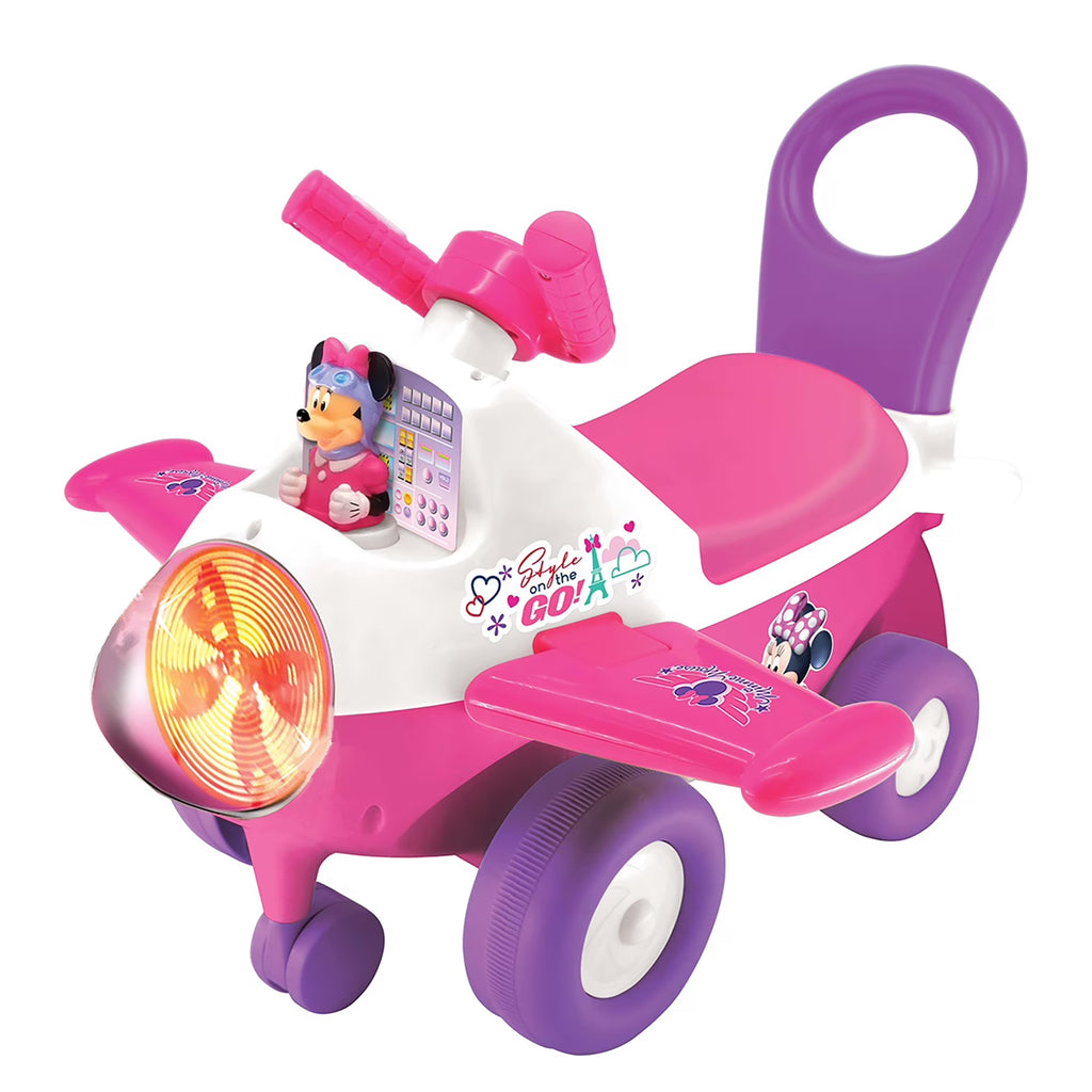Minnie Mouse Activity Plane Kids Interactive Push Toy Car S30475