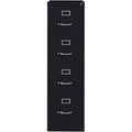 4 Drawer Steel Letter File Cabinet in Black D988465