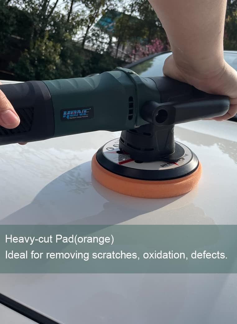 6 inch 750W Random Orbital Polisher Buffer with 6 Variable Speed D862