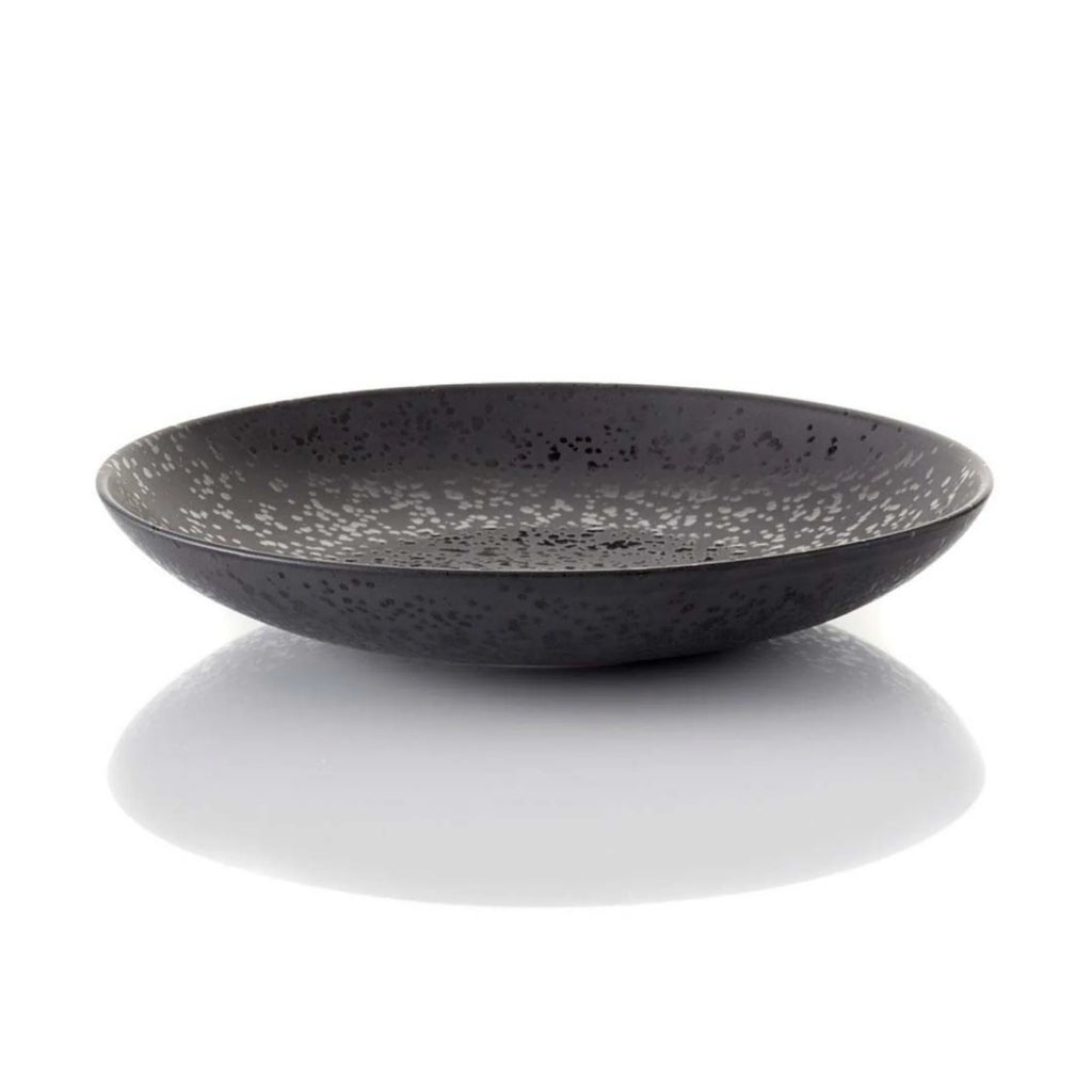 Stoneware Serving Dish 40 cm Mat Black N4690