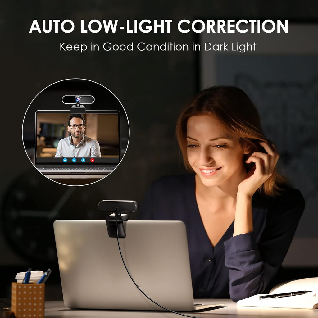 1080P Auto Focus Webcam with Microphone B837282