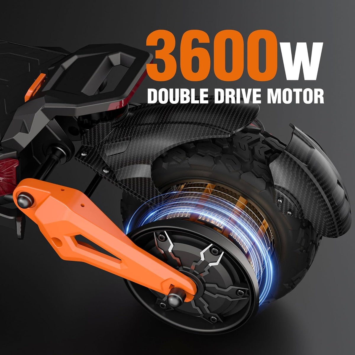 Electric Scooter with 3600W Motors 60V/30AH Battery 11 Inches Off Road Tires F286