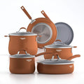 Copper 12-Inch Nonstick Induction Frying Pan with Lid I1485