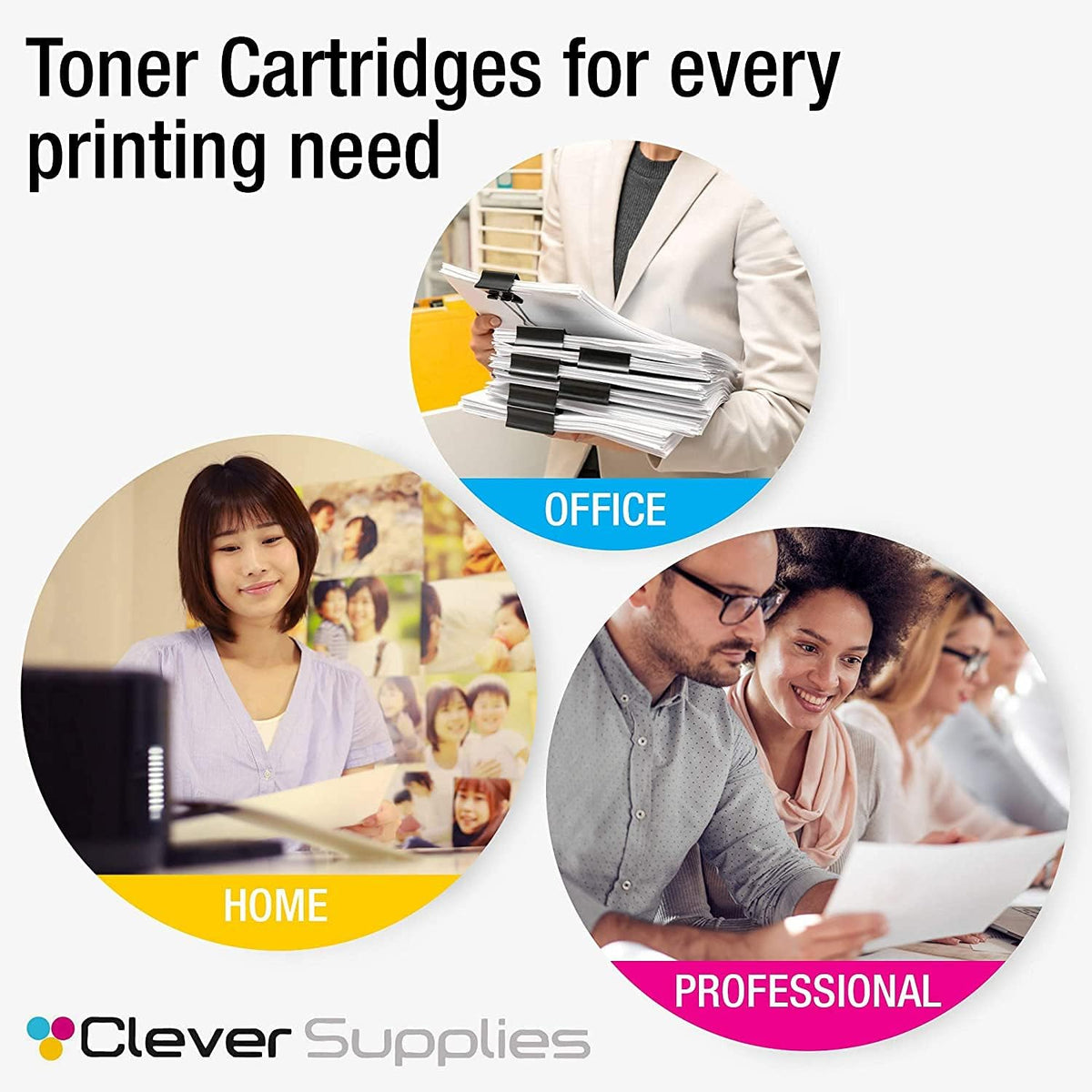 Compatible Toner Cartridge Replacement 4-Pack B225090
