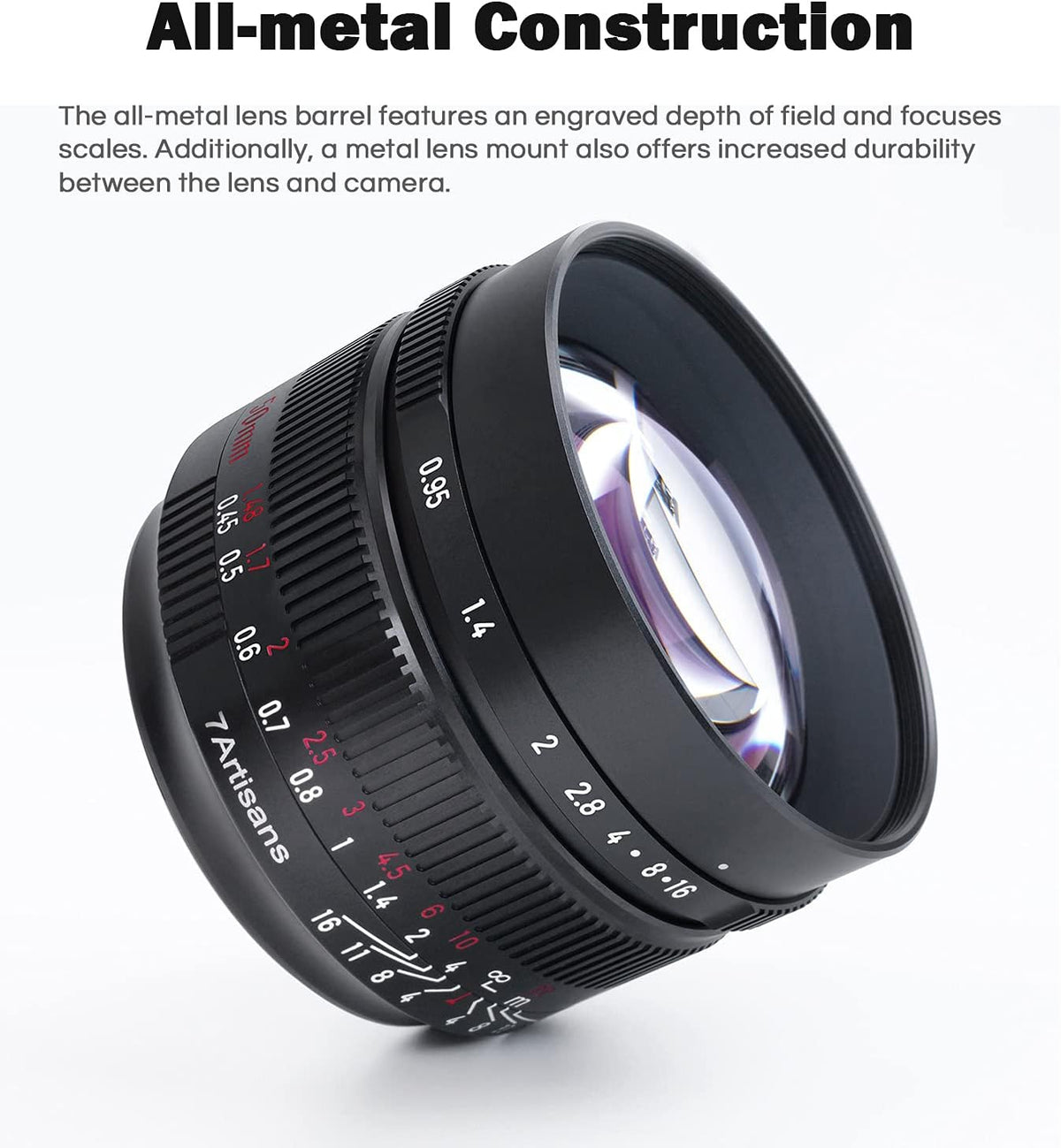 50mm F0.95 Manual Lens for Fuji X-Mount Cameras T3206