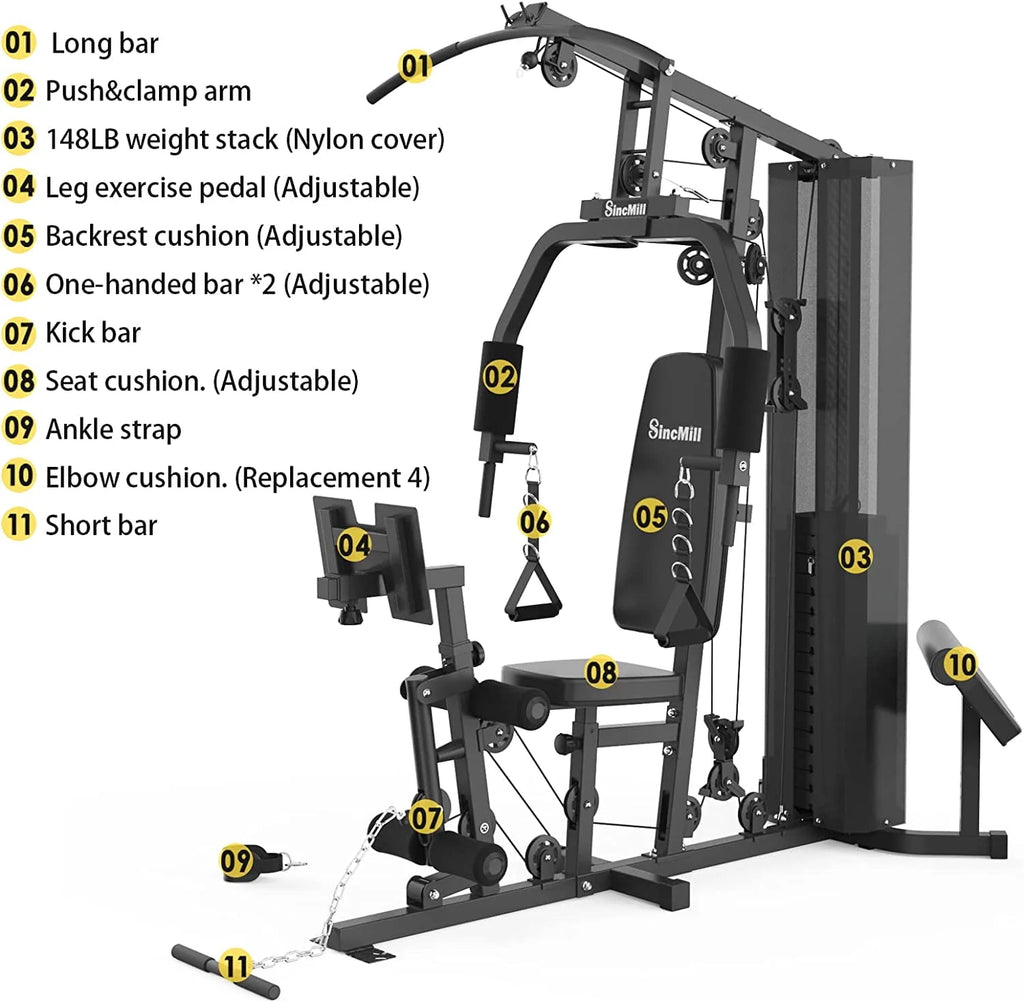 Multifunctional Full Body Home Gym Equipment O5170