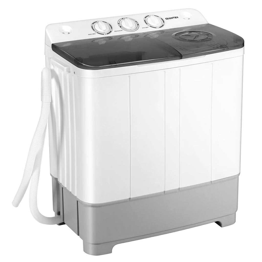 Portable Twin Tub Mini Washing Machine 13.2lb Blue O654