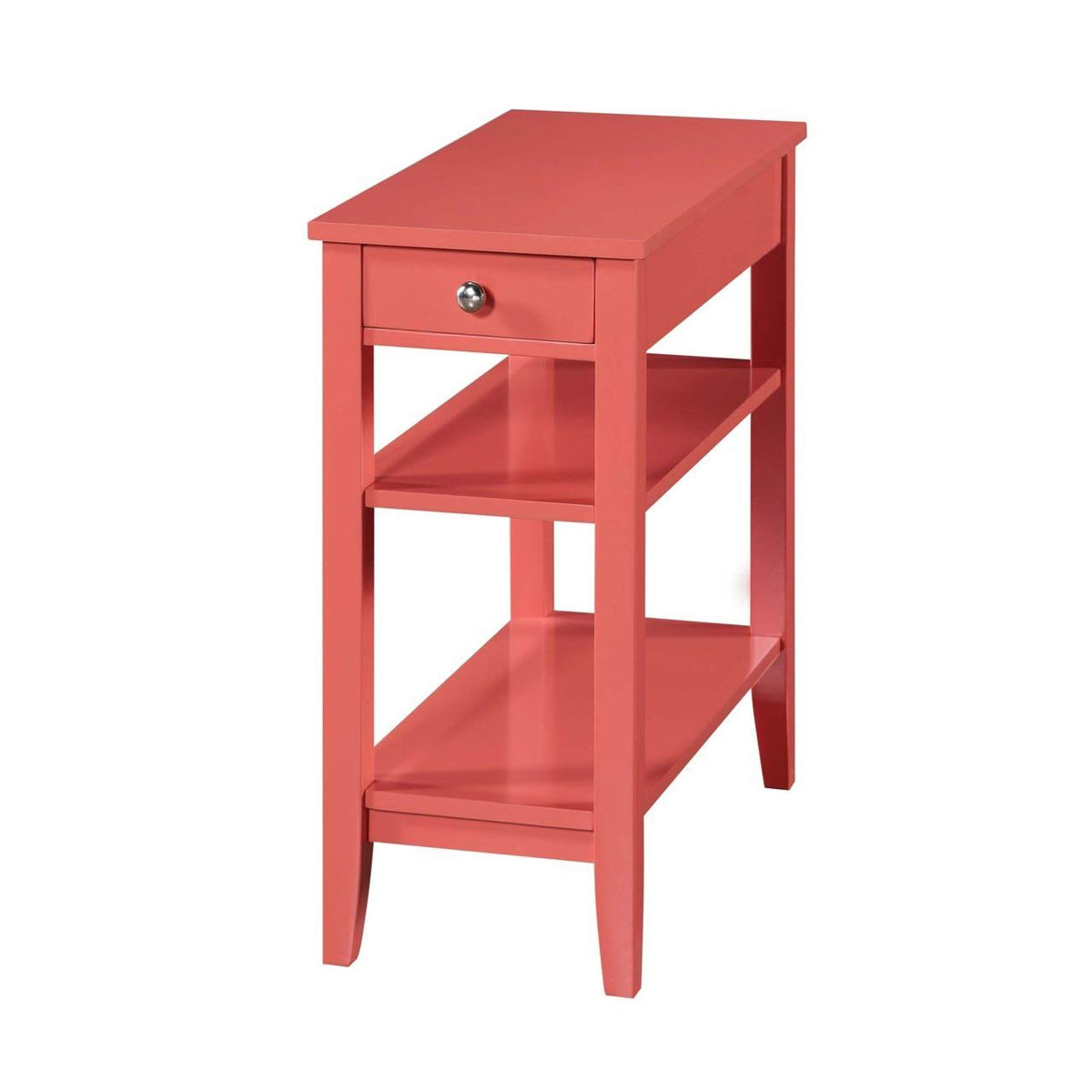 1 Drawer Chairside End Table with Shelves E4453