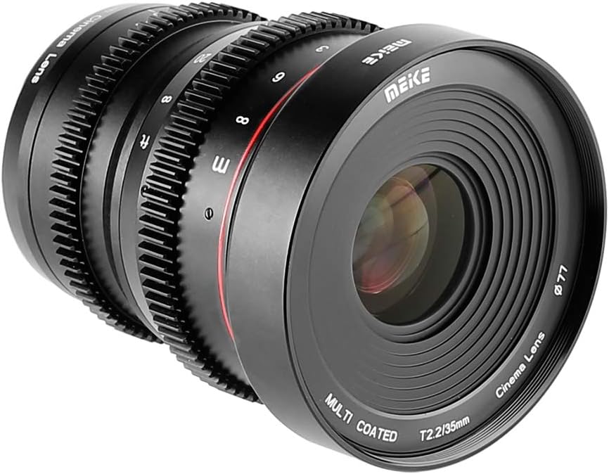 35mm T2.2 Manual Focus Cinema Lens for M43 Mount Cameras A6564