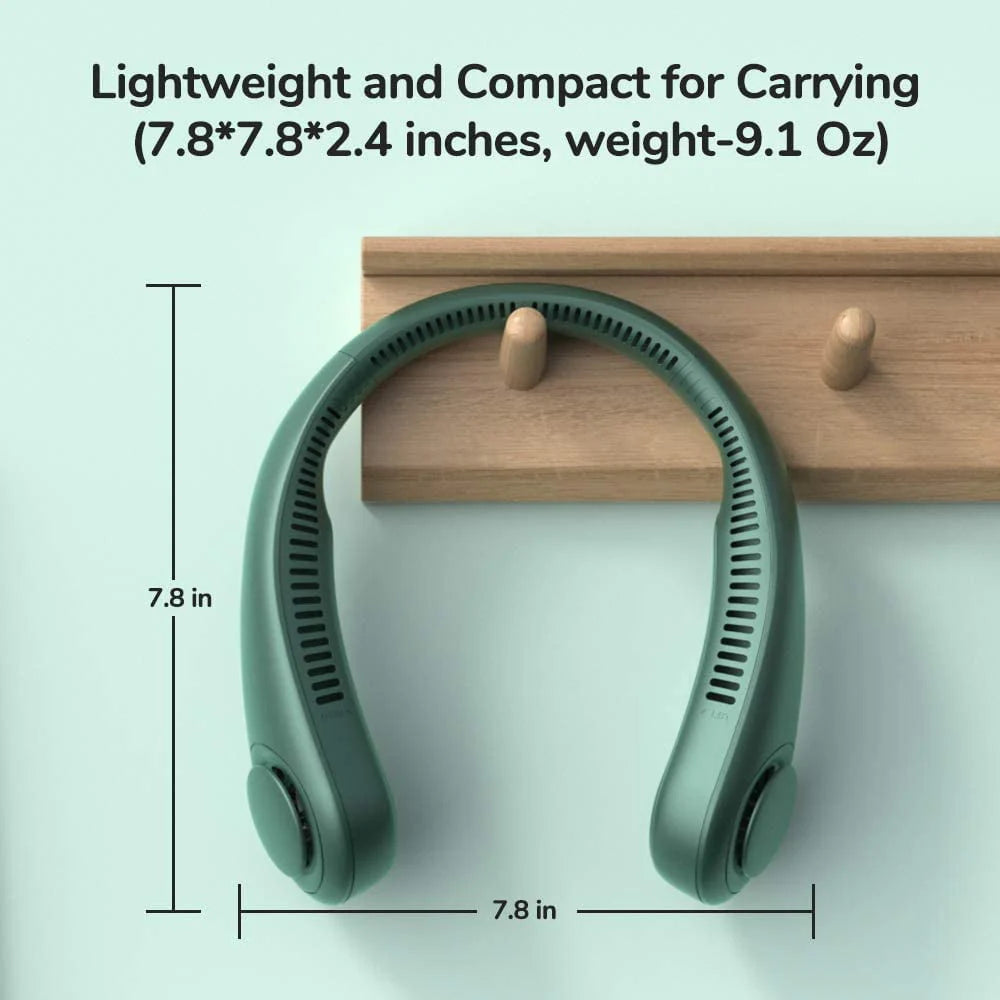 Portable Neck Fan 4000 mAh Bladeless 3 Speeds W818