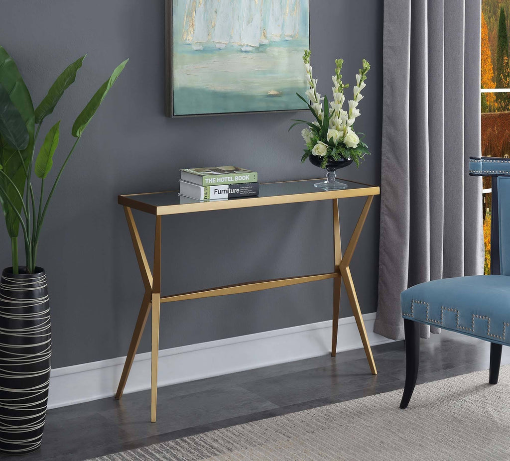 Gold Console Table C103260