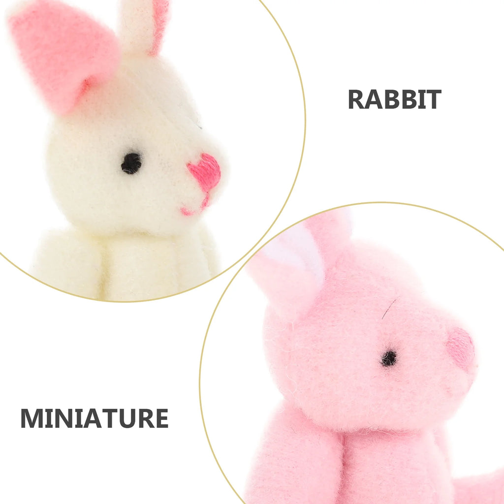 30 Pcs Mini Bunny Stuffed Animal Plush Toy R641