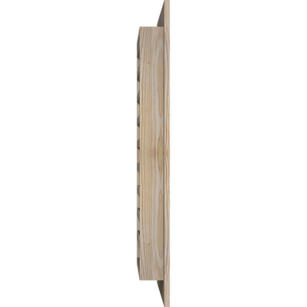 28-in W x 22-in H Vertical Gable Vent Unfinished Smooth Pine L243576