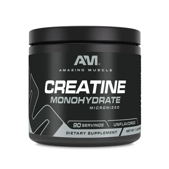 Micronized Creatine Monohydrate Unflavored Powder Supplement 90 Servings 5000 mg V247