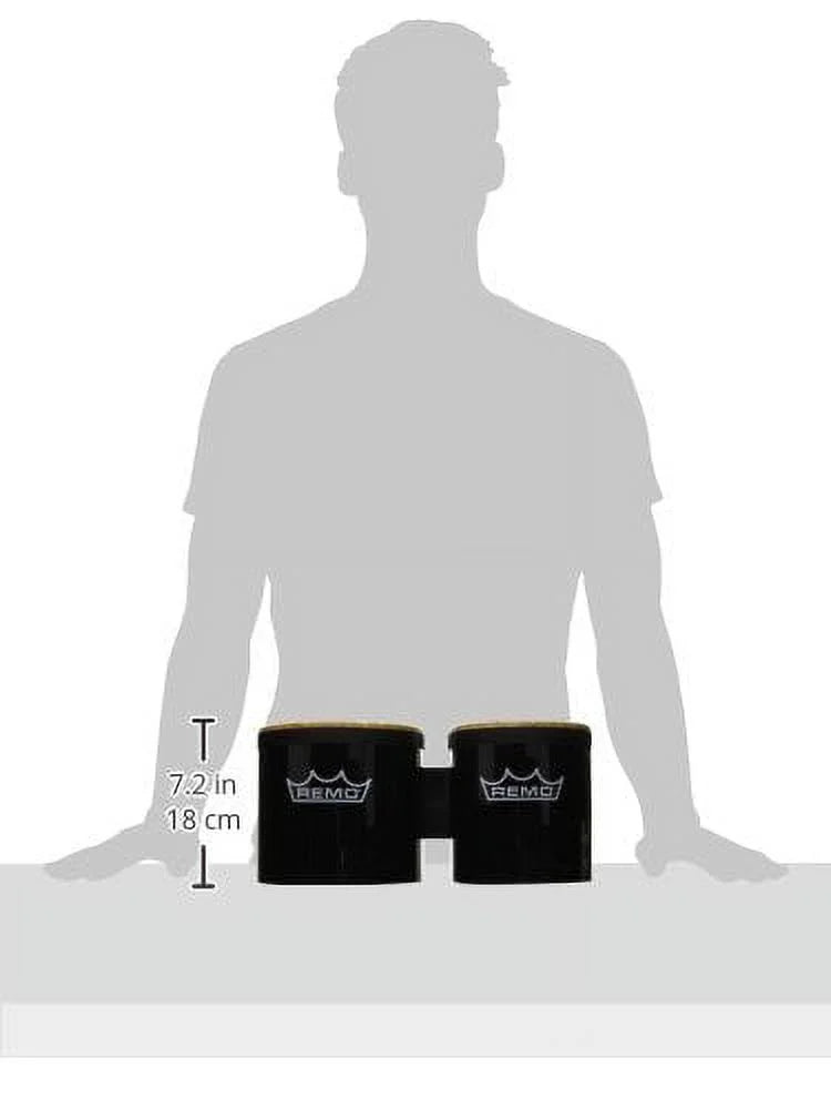 Black Bongo Drum Set J836
