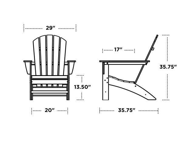 Teak Adirondack Chair F56853