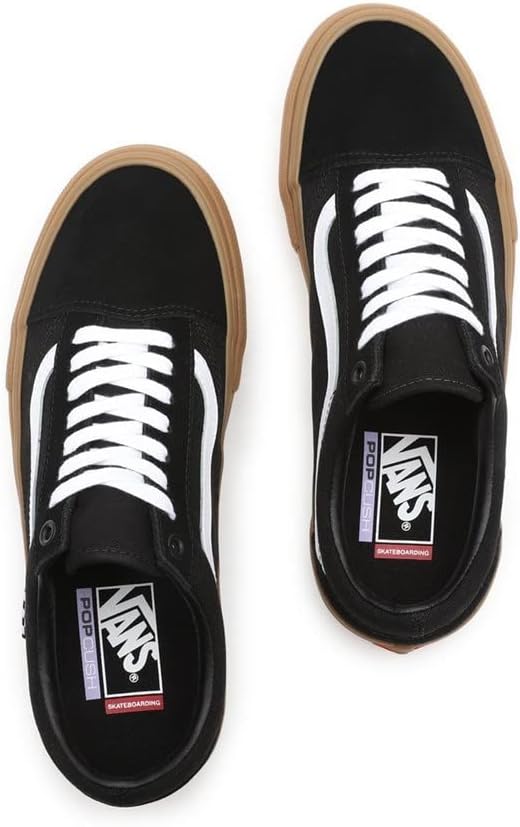 Black/Gum Skate Sneaker A985