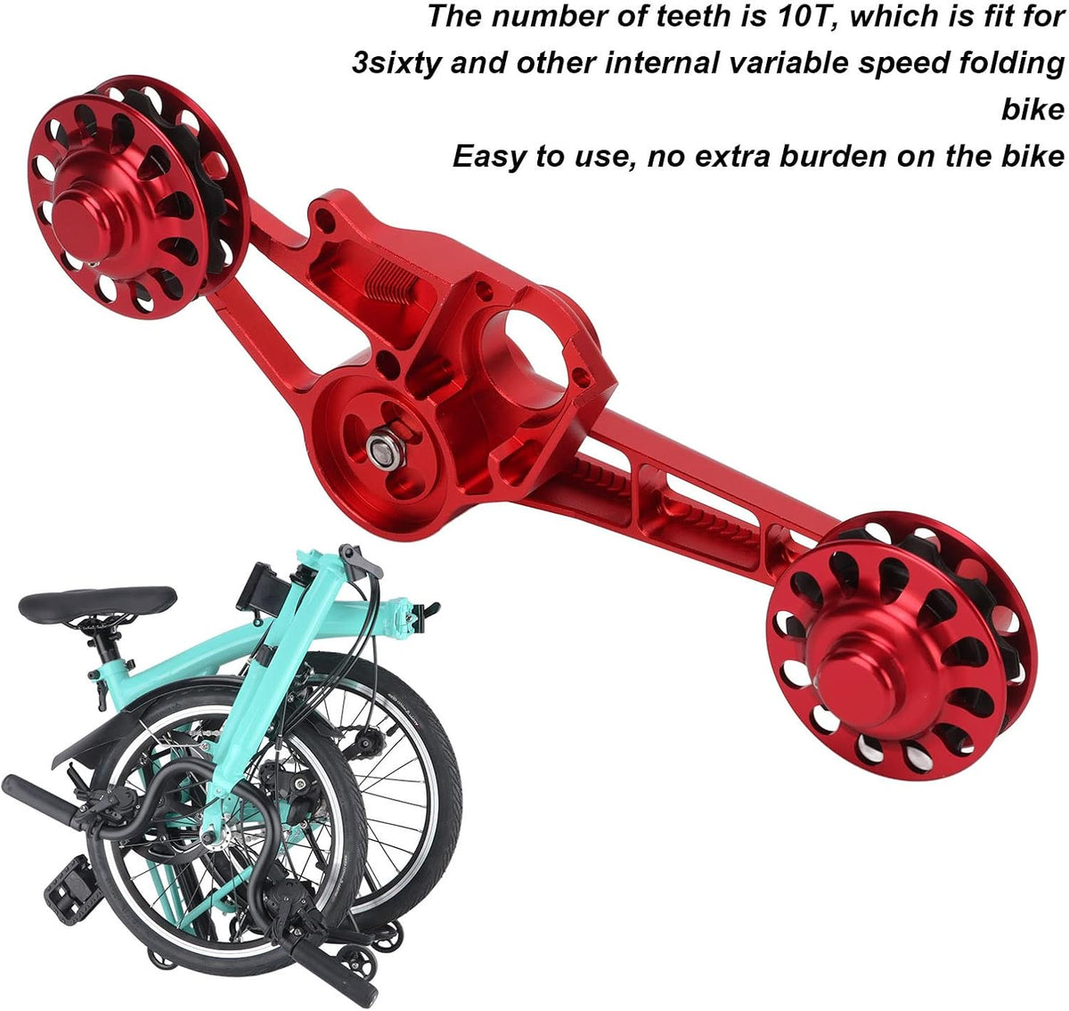 10T Aluminum Bike Chain Tensioner Y1579