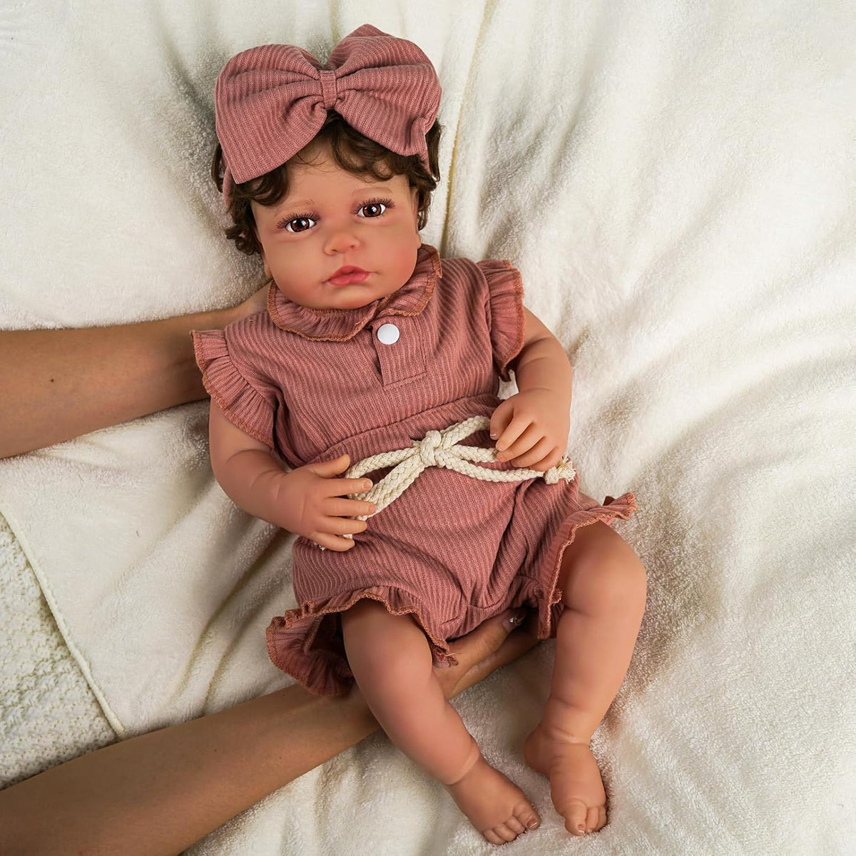 20 Inch Realistic Reborn Baby Doll with Feeding Kit K8716