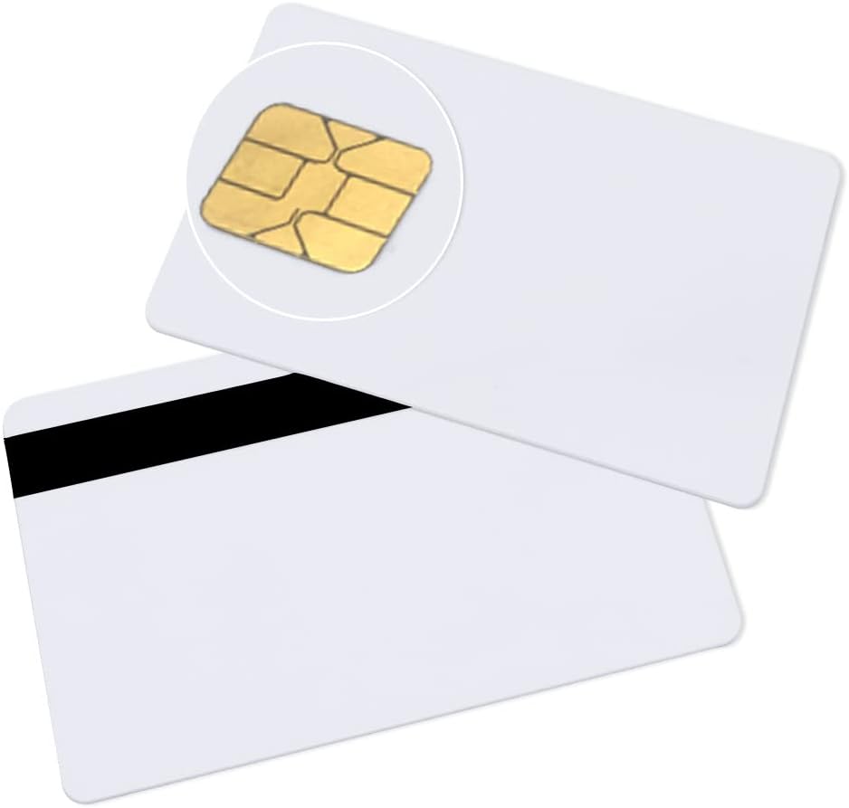 Java Card 80K EEPROM Smart Chip Card with Magnetic Stripe 3 Pack Z79296