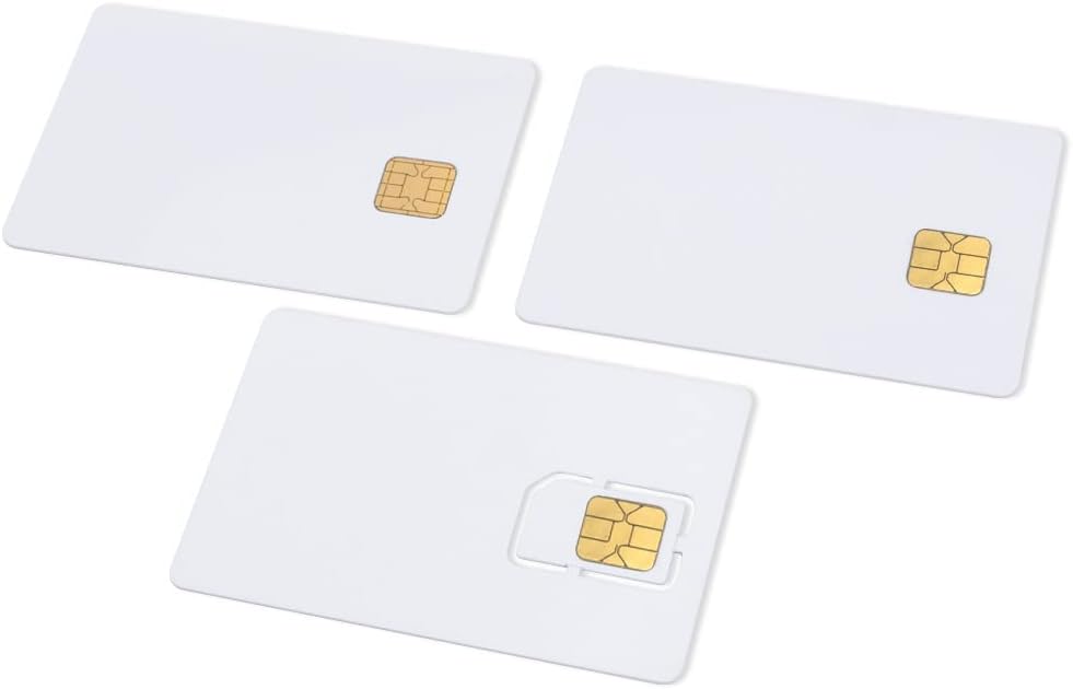 Java Card 80K EEPROM Smart Chip Card with Magnetic Stripe 3 Pack Z79296