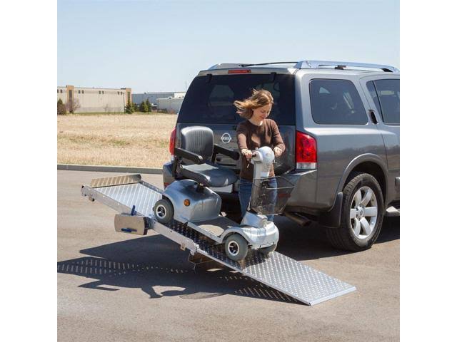Aluminum Scooter and Wheelchair Carrier, 350 lb. J222597
