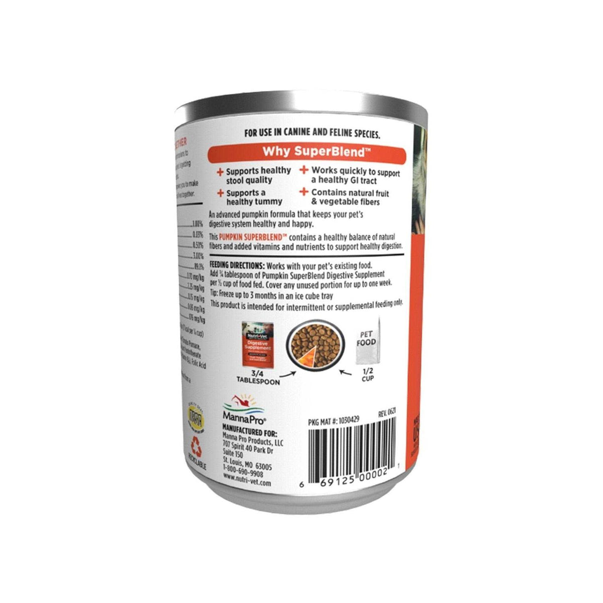 Pumpkin Dog Supplement U58002
