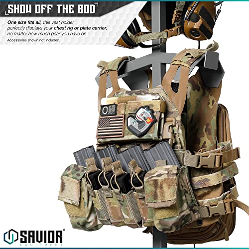 Heavy Duty Steel Helmet Vest Display Rack T942986
