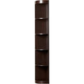 Brown Corner Unit Bookcase U644