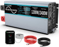 Pure Sine Wave 2000 Watt 12V DC to 110V/120V AC Power Inverter U92851
