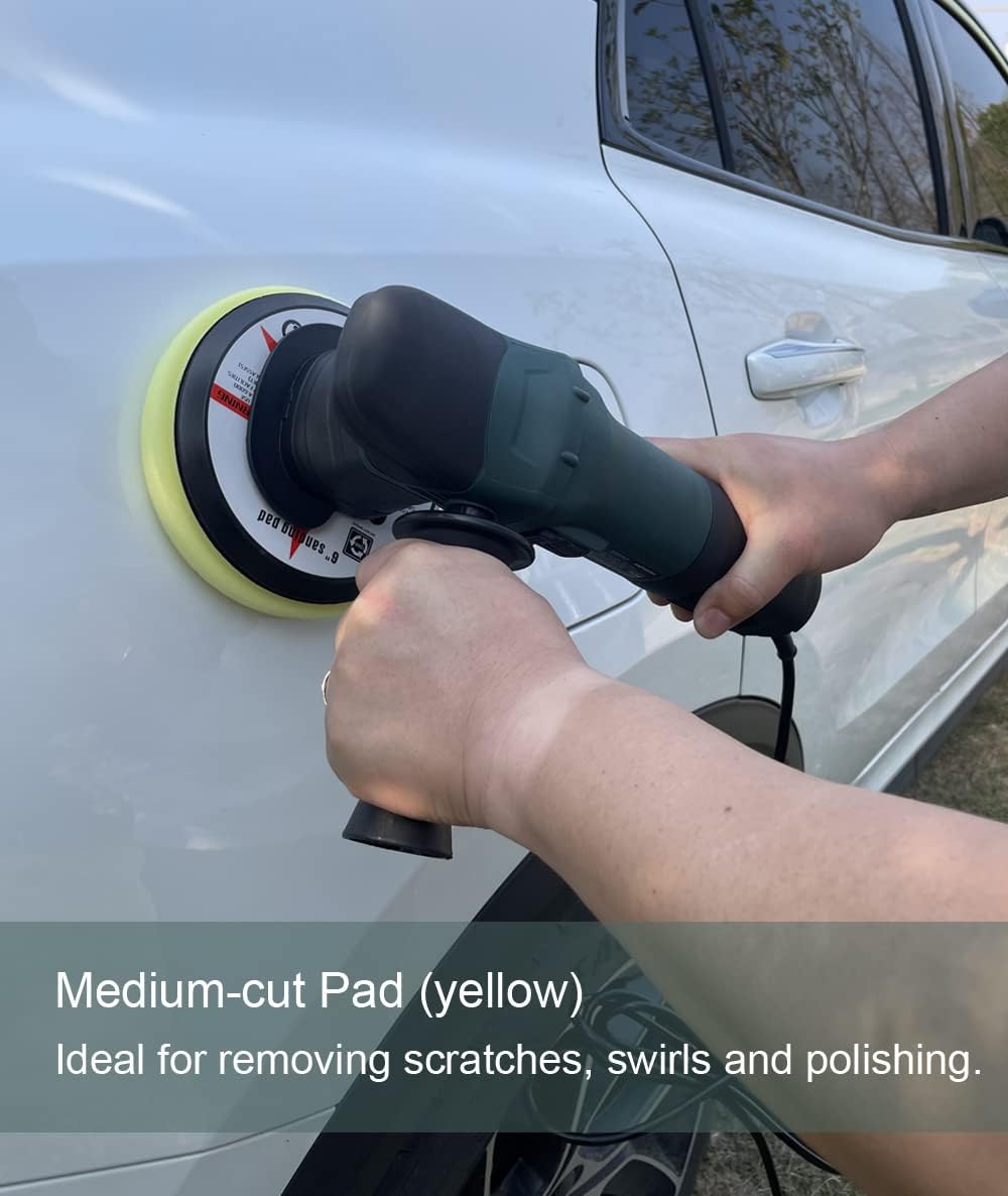 6 inch 750W Random Orbital Polisher Buffer with 6 Variable Speed D862
