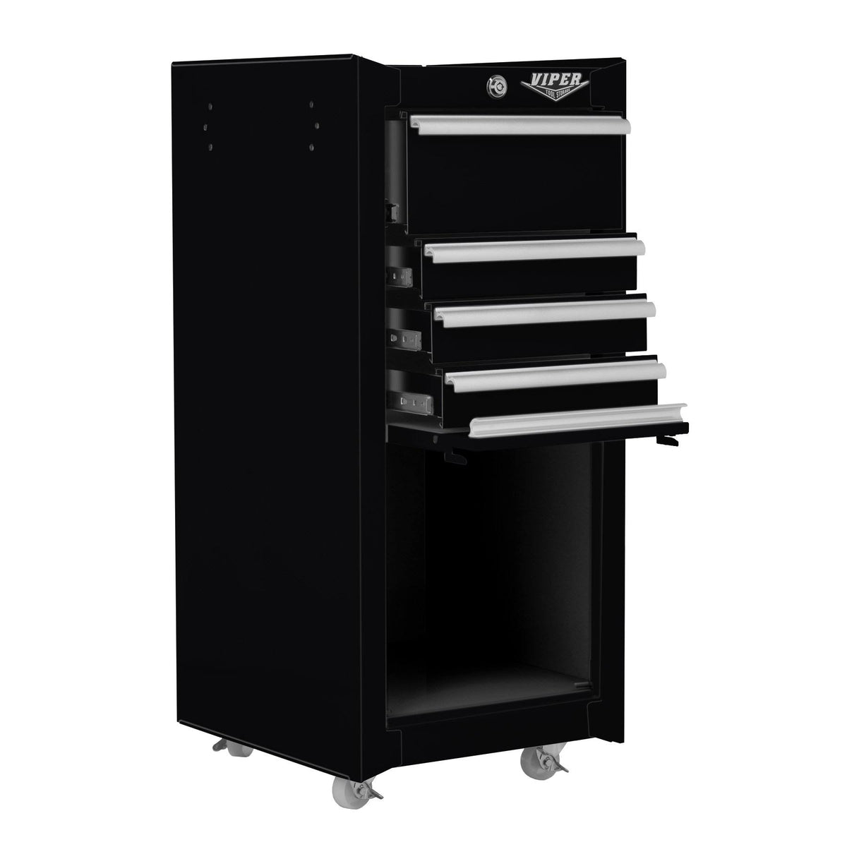 Black 4-Drawer Tool Cart P179