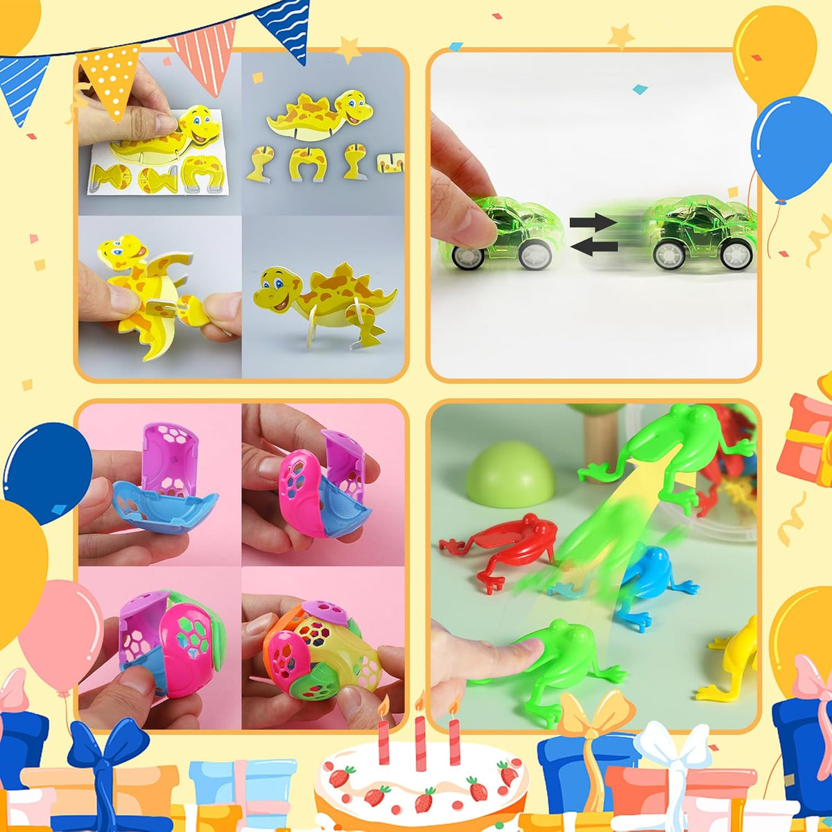 62PCS Party Favors Toy Assortment Bulk Toys J22559