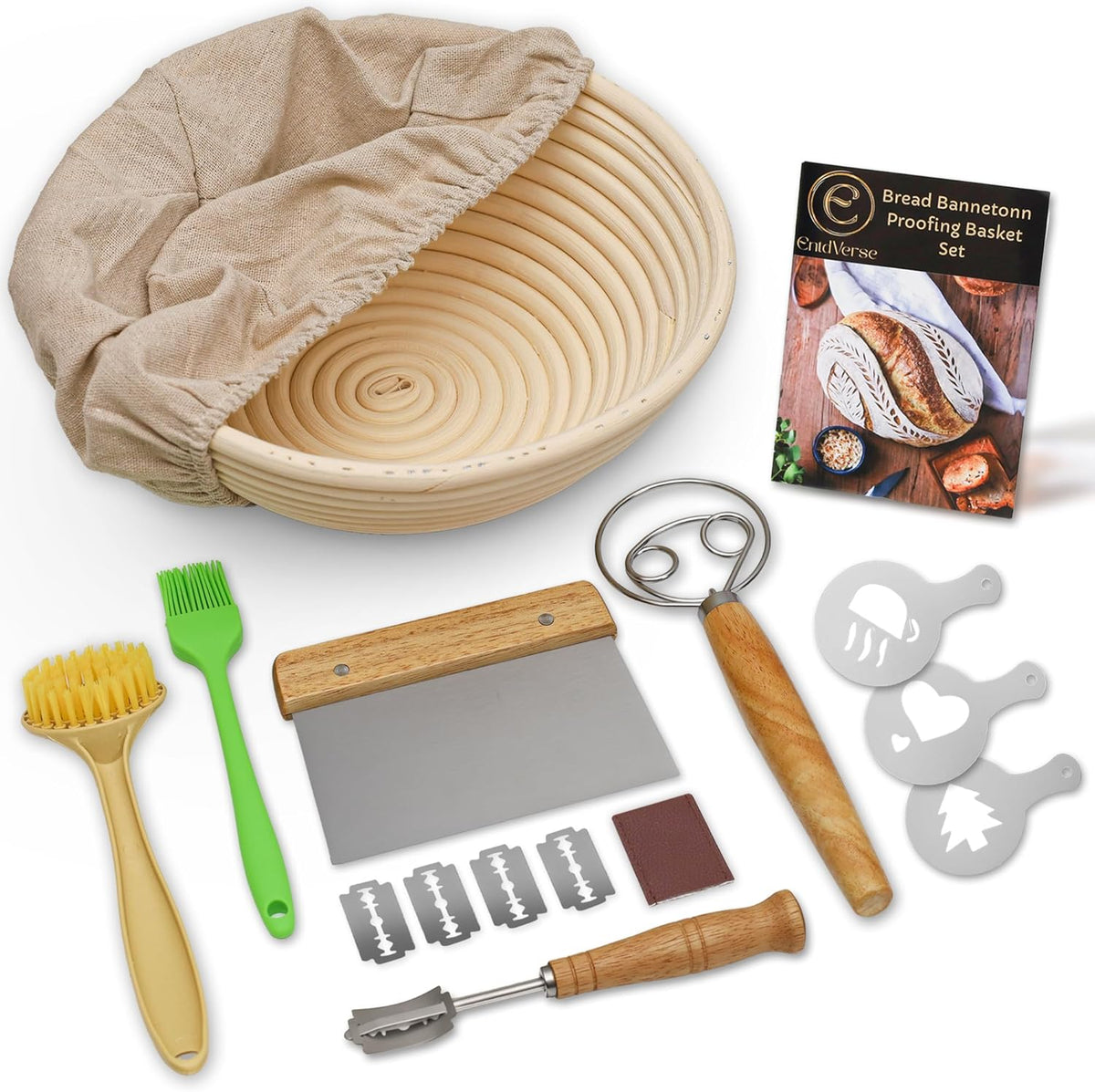 Round 9 inch Sourdough Proofing Basket P48599