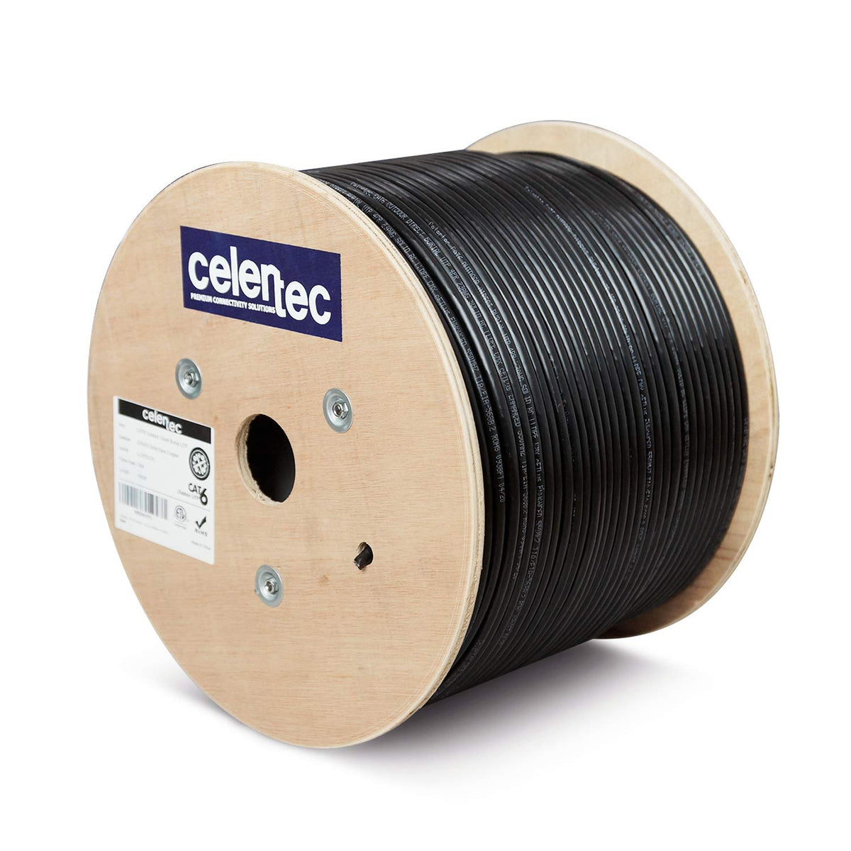 1000ft White CAT6 Outdoor UTP Ethernet Cable R703