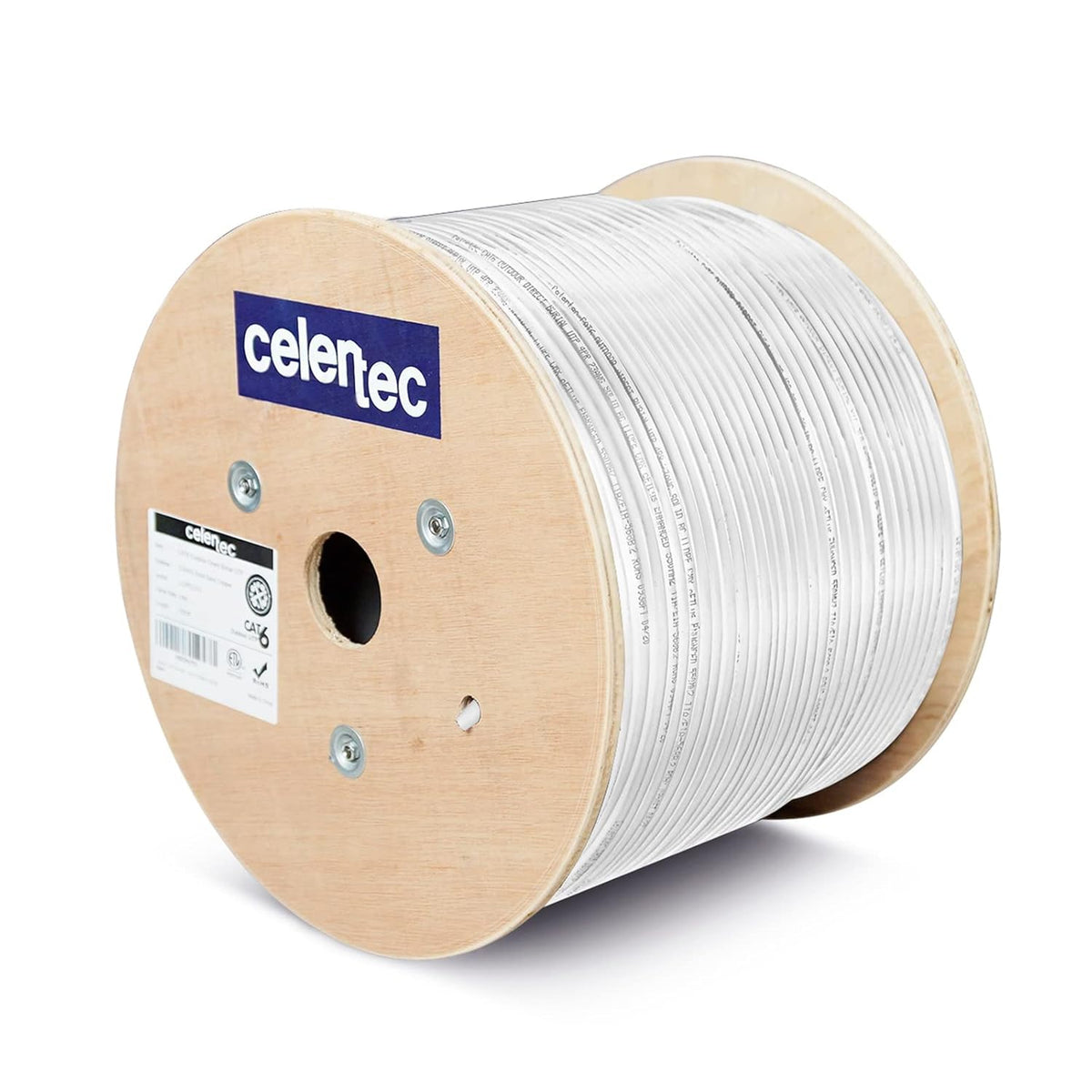 1000ft White CAT6 Outdoor UTP Ethernet Cable R703