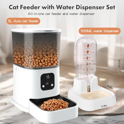 3L Automatic Cat Food Feeder with Camera U4469