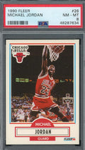 1990 Fleer Basketball Card #26 Graded PSA 8 N4432