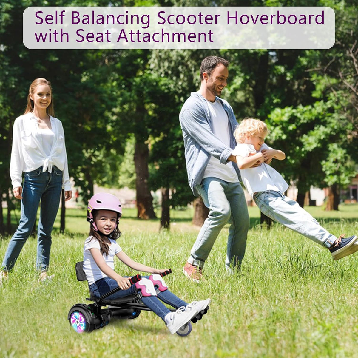 6.5 Inch Self Balancing Hoverboard with Bluetooth and LED Lights D928