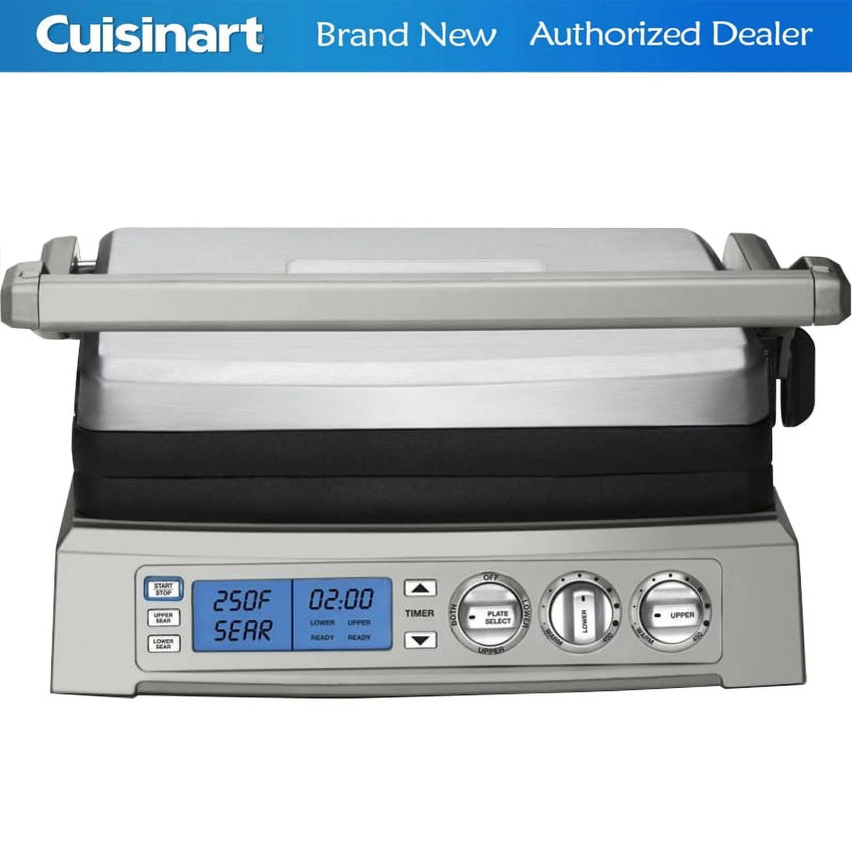 Gray Black Multi-color Grills Griddler Elite O695