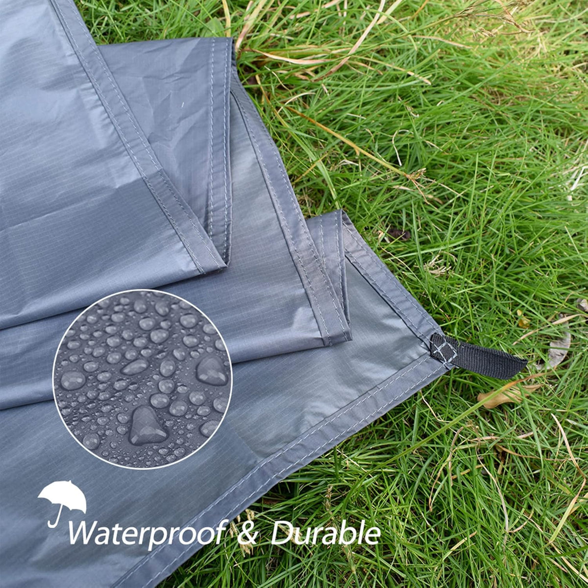 1 Person Ultralight Waterproof Tent Tarp Footprint Ground Sheet Mat J7940
