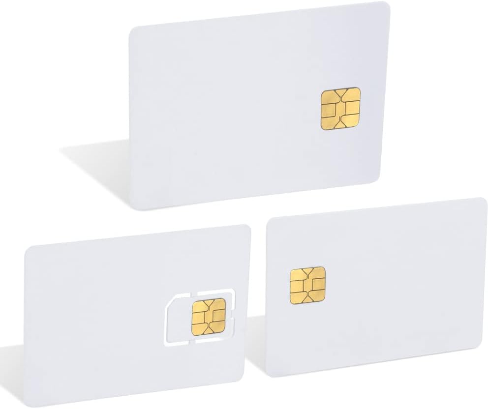 Java Card 80K EEPROM Smart Chip Card with Magnetic Stripe 3 Pack Z79296