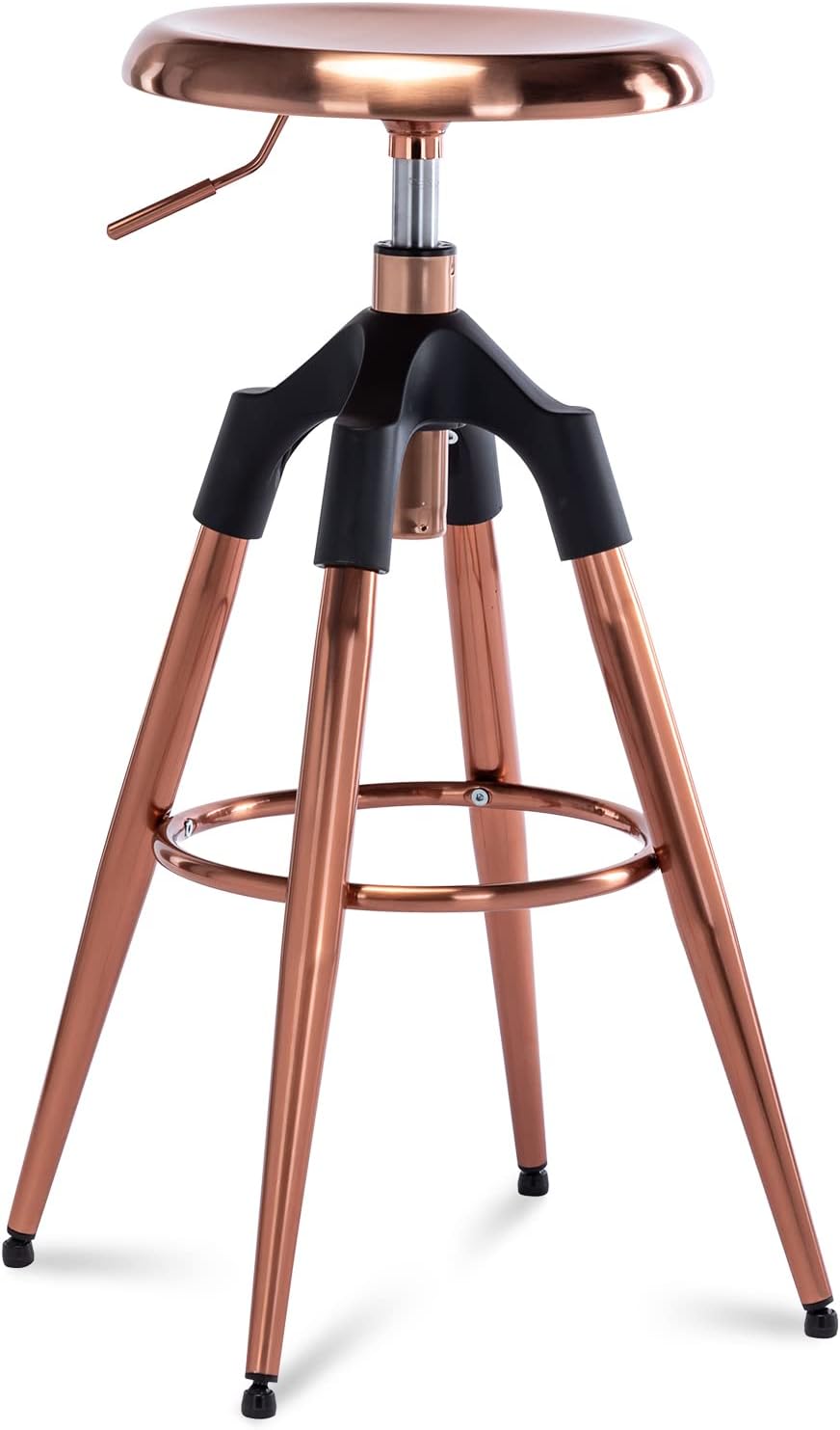 Gold Swivel Adjustable Bar Stool O354654