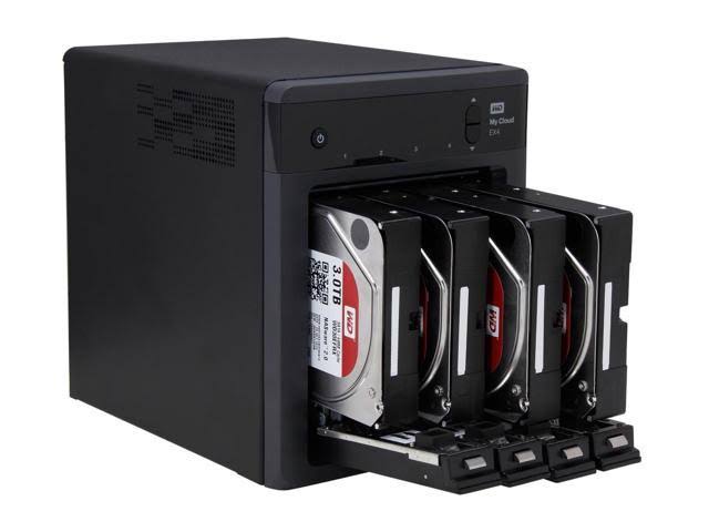 4-Bay NAS Server - 4 x 3 TB W915